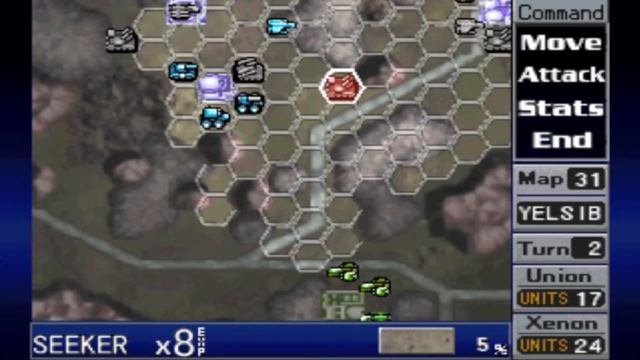 Во что поиграть? ? Nectaris Military Madness ? Прохождение / Ps1 gameplay сложная кампания #30 смотреть онлайн