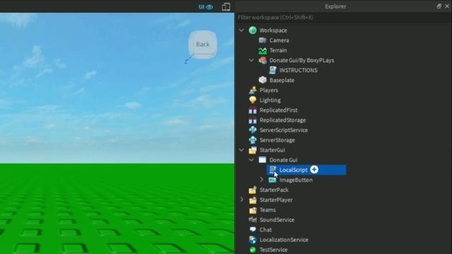Roblox Studio Tutorial - DONATE GUI смотреть онлайн