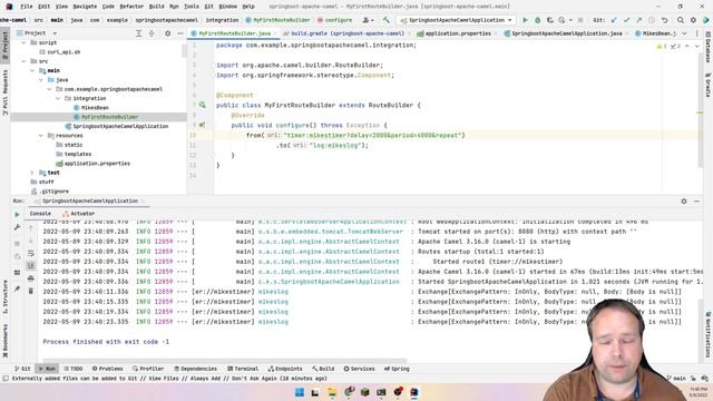 Apache Camel Spring Boot Up And Running смотреть онлайн