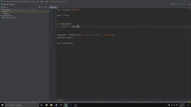 Intro to TKinter - Part 03 | Creating Buttons смотреть онлайн