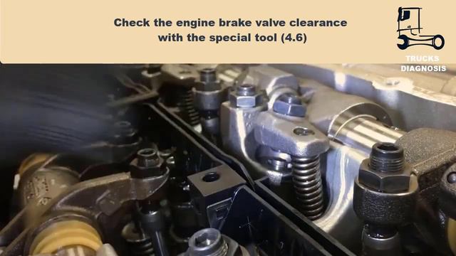 OM 471 Engine Brake Valve Clearance Adjustment смотреть онлайн