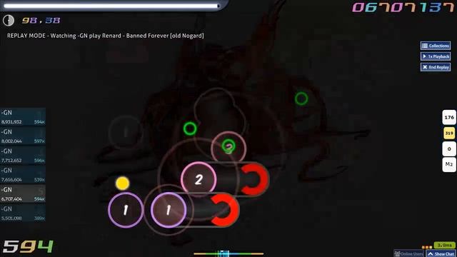 osu! - Renard - Banned Forever [old Nogard] demonstration video смотреть онлайн