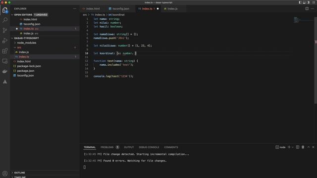 Jangan Ketinggalan Belajar Dasar TypeScript | Menulis Kode OOP di Javascript смотреть онлайн