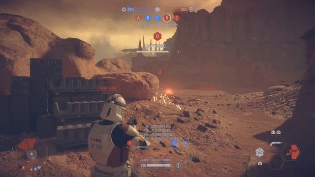 BATTLE OF GEONOSIS: Clone Troopers vs CIS Battle Droids - Star Wars Battlefront 2 (PS5, 4K, HDR) смотреть онлайн