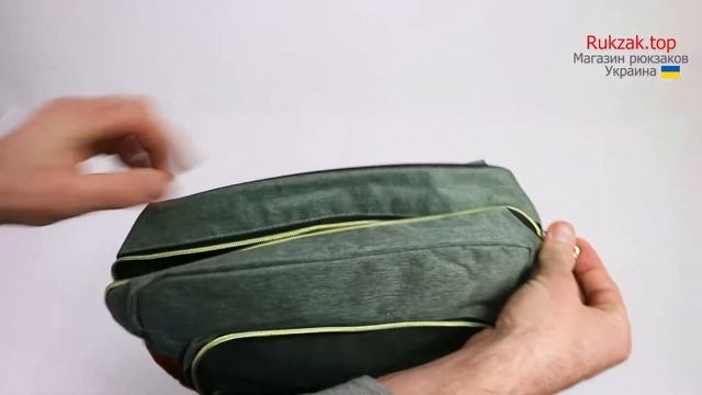 Купить Стильный рюкзак с крышкой в Украине (черный, синий, серый) смотреть онлайн