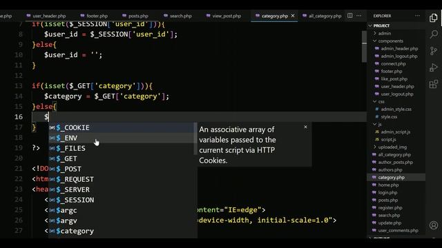 Complete Responsive Bloggin Website Design Using HTML - CSS - JS - PHP PDO - Authors, Category page смотреть онлайн