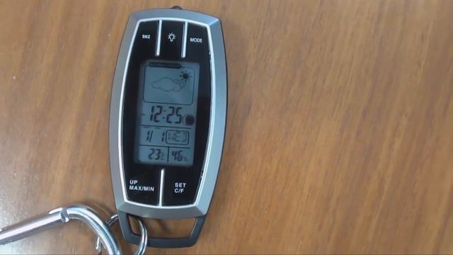 LCD Keychain Weather Station - eStore.com.au Video Demonstration смотреть онлайн