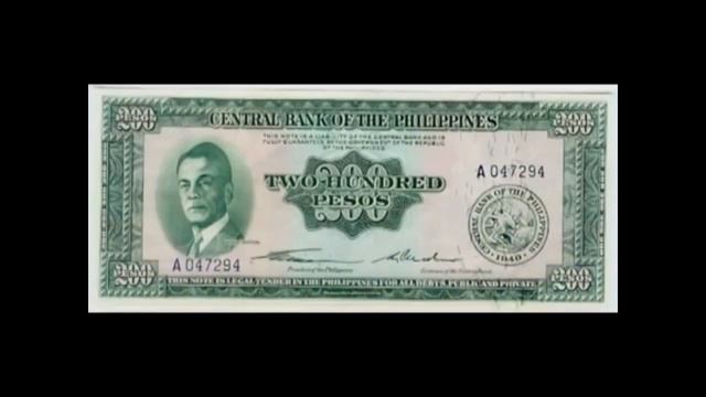 ENGLISH SERIES BANKNOTES COMPLETE SET - PHILIPPINE PAPER MONEY смотреть онлайн