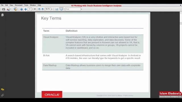 05 OBIEE 12c - Chapter 03 Working with Oracle Business Intelligence Analyses (Part 1) смотреть онлайн