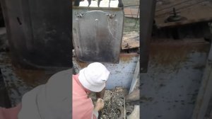 Коптильня из стиралки и выхлопной трубы авто!!!! Часть 1