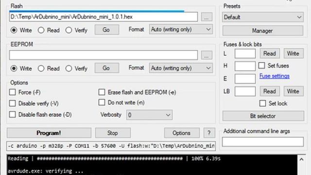 Обновление прошивки WebMeteoBox Arduino смотреть онлайн