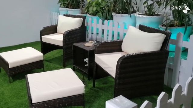 Shizi Outdoor Rattan Set смотреть онлайн