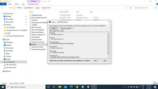 QUASAR installation video смотреть онлайн