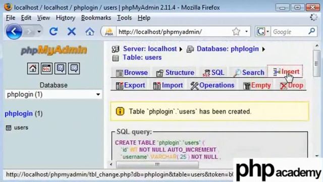 User Login Tutorial in PHP - Part 1 [English] смотреть онлайн