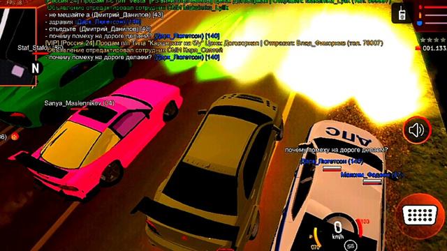 Гонка на спортивных машинах.Ключ на ключ.Соперник проиграл свою машину?!Барвиха РП КРМП.