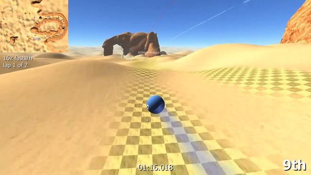 Sanicball Adventures #2 Dusty Desert - The meme racing game | PC Game Alpha v0.6 | смотреть онлайн