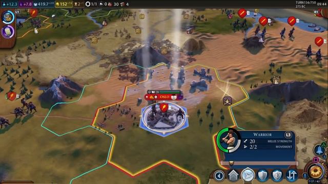 WAR!! Norwegian Vikings Enlist City State's Units! - Civ 6 смотреть онлайн