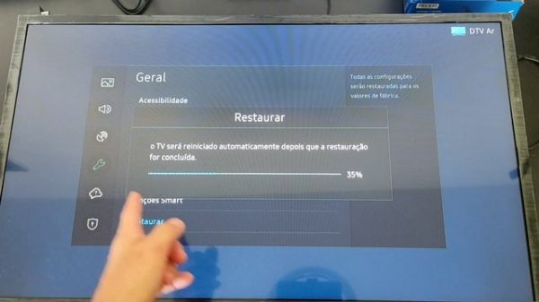 Reset como Restaurar TV Samsung