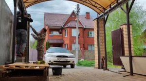 демонтаж секционных ворот за 10 минут