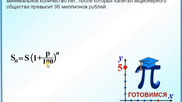 Задание 22 Формула сложного процентного роста смотреть онлайн