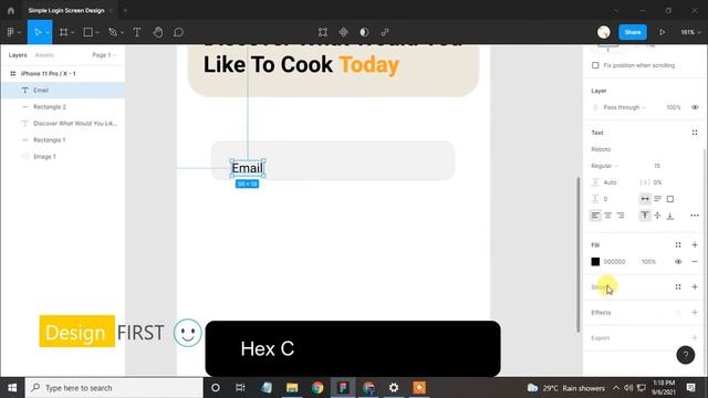 Mobile Login Screen for Cooking App in Figma | Figma Tutorial | Login Screen Design | смотреть онлайн