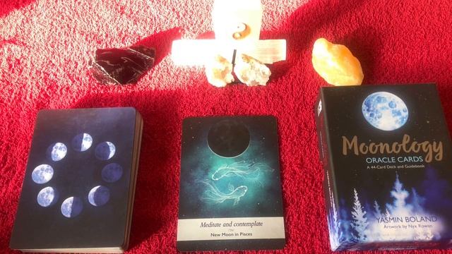 Moonology Oracle Deck, New Moon In Pisces ♓️ . guide book audio description смотреть онлайн
