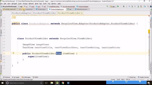 #1 Android RecyclerView Tutorial in Hindi - Static List Using CardView смотреть онлайн