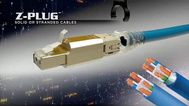 Новые вилки Siemon Z-PLUG® категории 6A для заделки в полевых условиях смотреть онлайн