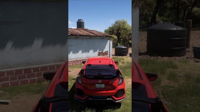 Honda Civic TYPE R 2018 Scaring The Chickens #forzahorizon5