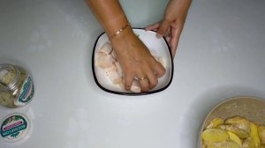 Жарим картошку с курдюком на мангале.