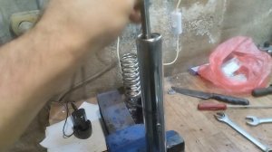 Заливаем масло без сверления и сварки!Спасаем старые амортизаторы. Мопед Альфа