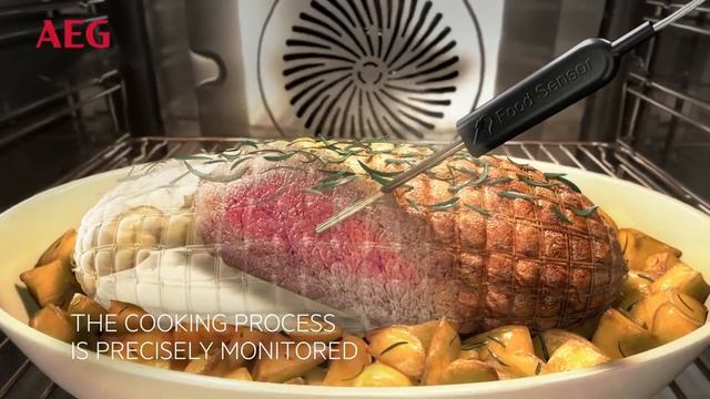 Термощуп в духовых шкафах AEG food sensor смотреть онлайн