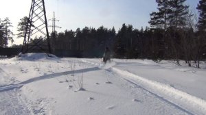 РАБОТА ДВИГАТЕЛЯ СНЕГОХОДА "БУРАН" ПЕРЕД РЕМОНТОМ. (часть первая)