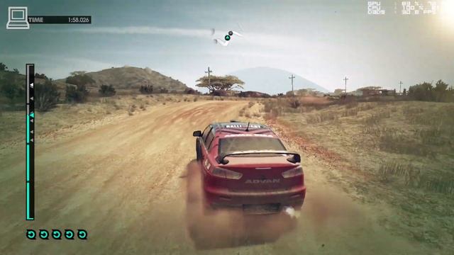 Dirt 3 Gameplay GeForce GT 220M смотреть онлайн