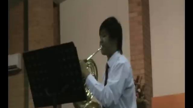 Mozart French Horn Concerto No.3 2-3 movement.(16 years old) смотреть онлайн