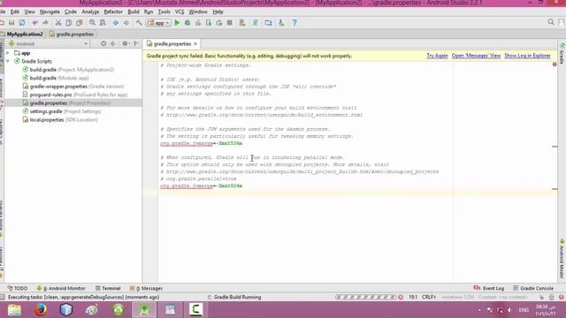 Fix Problem Android Studio Gradle MyApplication project refresh failed смотреть онлайн