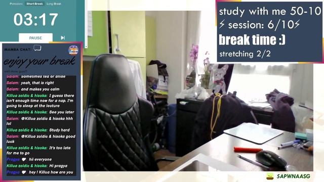 ✨Study with me live stream 10h 50-10✨ let's goo!??? смотреть онлайн
