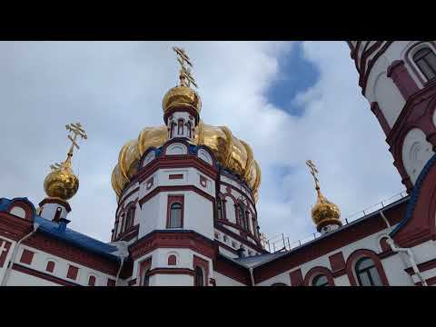 Новокузнецк, Собор Рождества Христова, 4k Video, 4к видео.