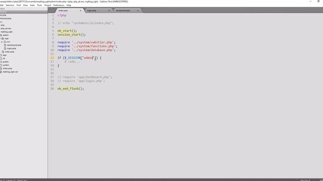 php ile blog admin index sayfasında yönetici oturum kontrolü yapmak смотреть онлайн