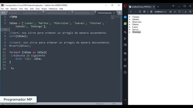 Fundamentos de PHP || Funciones Sort, Rsort, Count смотреть онлайн