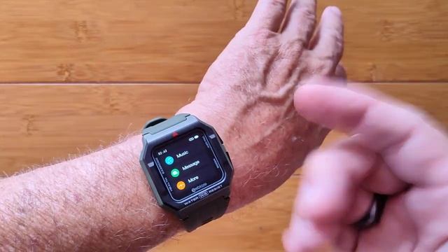 ZEBLAZE ARES 3ATM Waterproof Swimming Health/Fitness Rugged Smartwatch: Unboxing and 1st Look смотреть онлайн