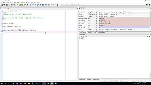 Python and Databases 3 - SQLite3 - Query Metadata смотреть онлайн