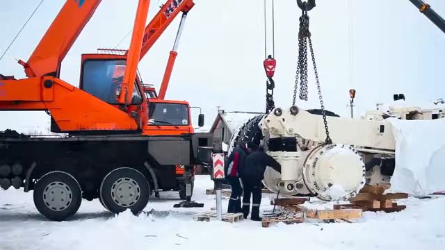 Первая поставка и сборка самосвалов Terex TR100 смотреть онлайн