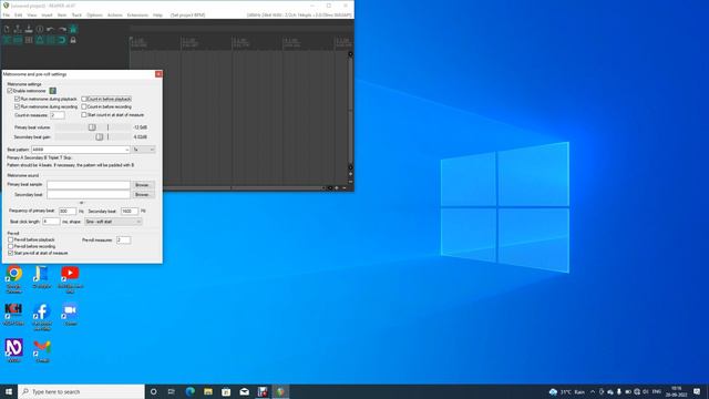 Basic of Metronome: REAPER DAW Tutorial with Screen reader in Nepali смотреть онлайн