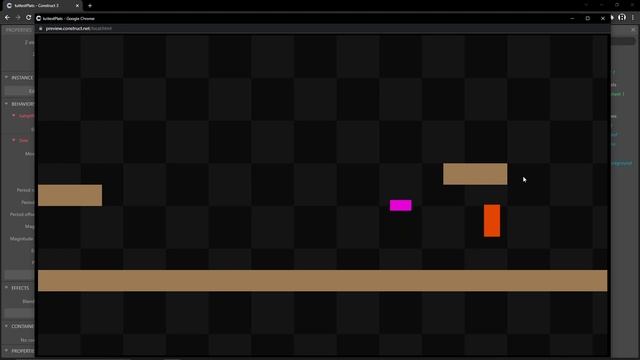Construct 3 Tutorial #1 - Moving Platforms - Sine Wave (vertical, horizontal, diagonal) смотреть онлайн
