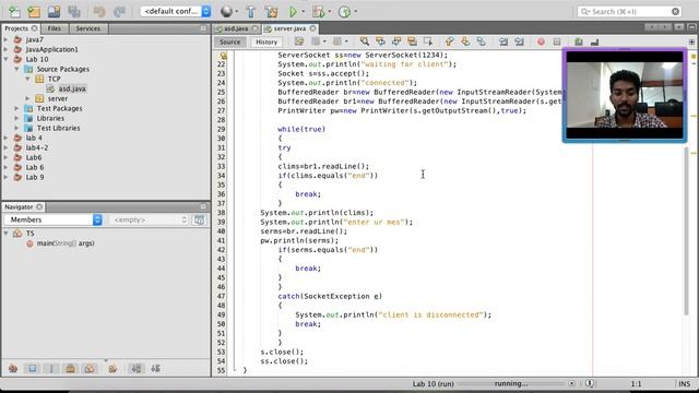 exp 10 java socket programming смотреть онлайн