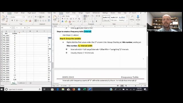 Excel Interval Frequency Table смотреть онлайн