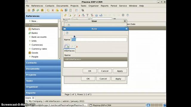 Crear Usuario Plazma ERP+CRM смотреть онлайн