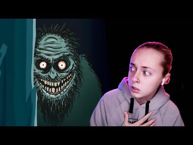Самая СТРАШНАЯ АНИМАЦИЯ в мире | попробуй НЕ ИСПУГАТЬСЯ челлендж (реакция на криповые истории) смотреть онлайн