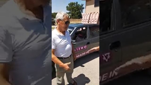2-й Автомобиль из города Келес Узбекистан Шевроле нексия2 темно стального цвета D625MA смотреть онлайн